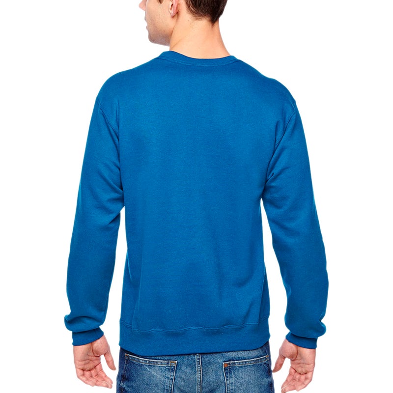 Fruit of the Loom Men's Sofspun Fleece, Sweatshirt-Royal Blue, XX-Large - Image 2